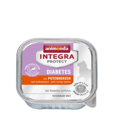 ANIMONDA Integra Protect Adult Diabetes - karma mokra dla kotów z cukrzycą - serca indyka 100 g