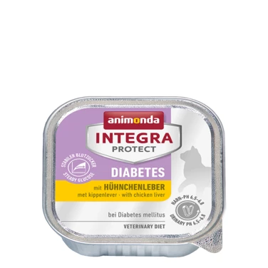 ANIMONDA Integra Protect Adult Diabetes - karma mokra dla kotów z cukrzycą -  wątróbka 100 g