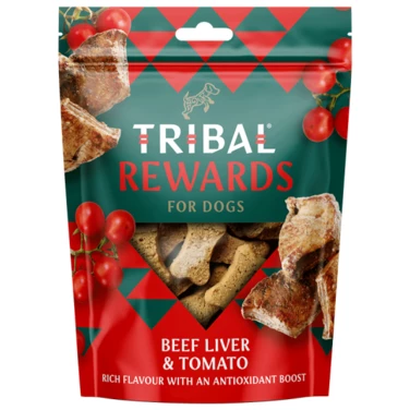 TRIBAL Rewards pyszne ciastka dla psa domowej produkcji - wołowina z pomidorem 125 g