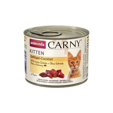 ANIMONDA Carny Kitten - mięsna puszka dla kociąt - mix drobiowy 