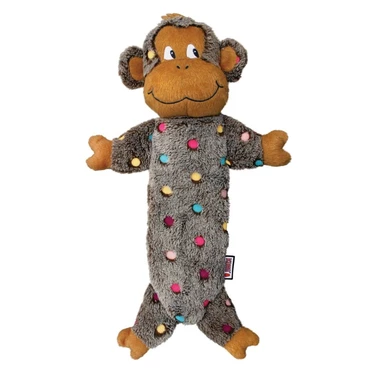 KONG® Low Stuff małpka - długa, pluszowa zabawka dla psa wypełniona szeleszczącą folią 40 cm