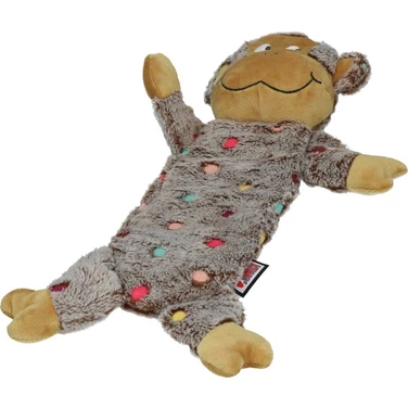 KONG® Low Stuff małpka - długa pluszowa zabawka wypełniona szeleszczącą folią 40 cm - 3