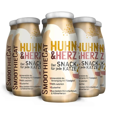 SMOOTHIE CAT - naturalna, płynna przekąska dla kotów, kurczak 150ml