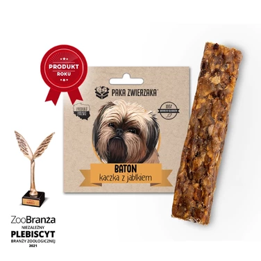 PAKA ZWIERZAKA Baton - gryzak dla psa z kaczki z jabłkiem 12 cm