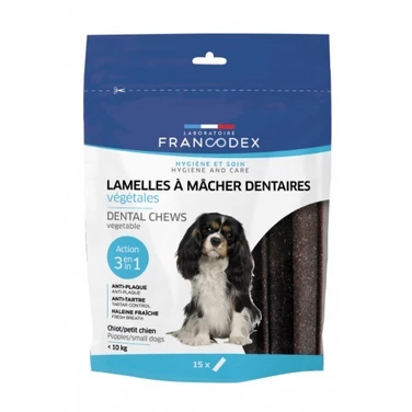 FRANCODEX dental chews - dentystyczne gryzaki dla małych psów 15 szt, 224g