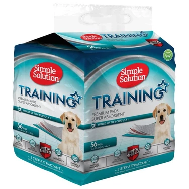 SIMPLE SOLUTION Puppy Training Pads - chłonne podkłady higieniczne dla szczeniąt 56 szt.