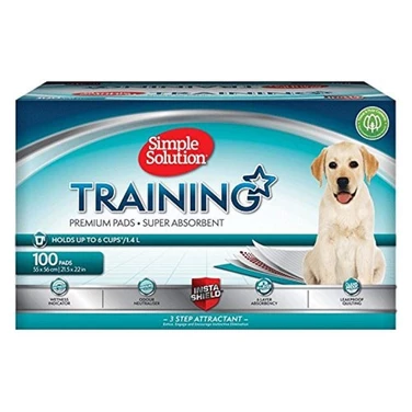 SIMPLE SOLUTION Puppy Training Pads - chłonne podkłady higieniczne dla szczeniąt 100 szt.