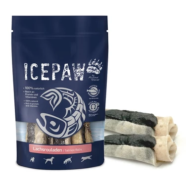 ICEPAW Lachsrouladen - bardzo twarde roladki do żucia dla psów 3 szt