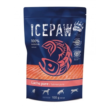 ICEPAW High Premium - pełnoporcjowa, monobiałkowa, mokra karma dla psa, łosoś 100 g