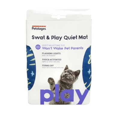 PETSTAGES Swat&Play - cicha, interaktywna mata dla kota ze świecącymi punkcikami - 2