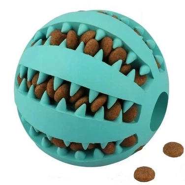 TRIXIE Denta Fun - miętowa piłka dla psa do ukrywania smakołyków, dentystyczna