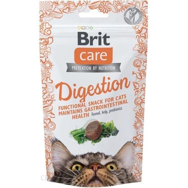 BRIT CARE Digestion Snack - bezzbożowe smakołyki dla kota wspomagające układ pokarmowy 50 g