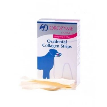 OROZYME Oradental Collagen Strips - płatki kolagenowe dla psów czyszczące zęby 