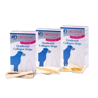 OROZYME Oradental Collagen Strips - płatki kolagenowe dla psów czyszczące zęby - 2