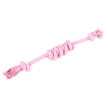 BARRY KING - bawełniany, miękki sznur dla psa, różowy 47 cm