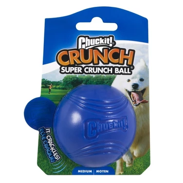 CHUCKIT! Crunch Ball Medium - chrupiąca piłka dla psa z plastikiem z butelki PET 6,5 cm