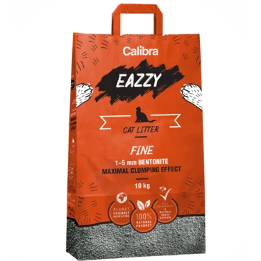 CALIBRA EAZZY Fine - średni, zbrylający żwirek bentonitowy, bezzapachowy 10 kg