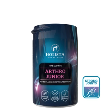 HOLISTA ArthroJunior - kompleksowy suplement na stawy dla szczeniąt 200 g