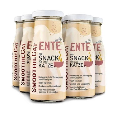 SMOOTHIE CAT - naturalna, płynna przekąska dla kotów, kaczka 150ml