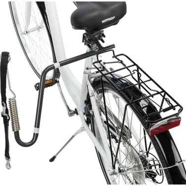 TRIXIE Bike-set U-Form - zestaw rowerowy do prowadzenia psa przy pojeździe M-XL