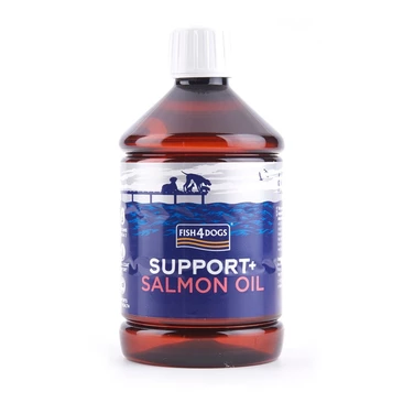 FISH4DOGS Support+ Samlon Oil - olej z łososia tłoczony na zimno 