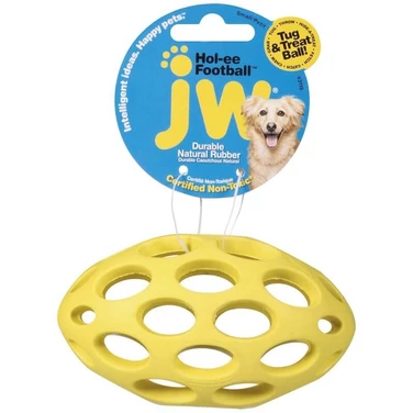 JW PETS Hol-ee - footballowa piłka ażurowa dla psa