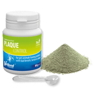VETFOOD Plaque control - naturalna multiwitamina i preparat do higieny jamy ustnej 60 g
