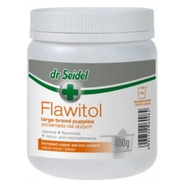 DR SEIDEL Flawitol - witaminy i minerały dla szczeniąt dużych ras 400 g