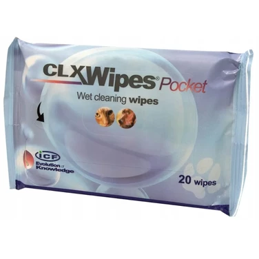 CLX Wipes - chusteczki z chlorheksydyną dla psów, do przemywania delikatnych miejsc 20 szt.