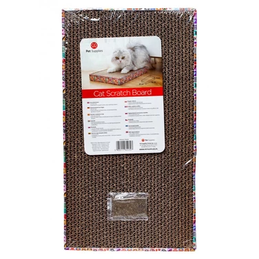 PET SUPPLIES klasyczny, szeroki, tekturowy drapak dla kota 45 cm - 3