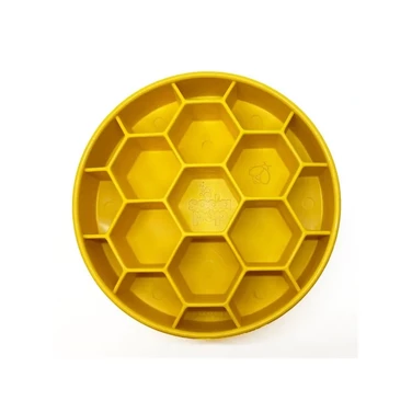 SODA PUP Honeycomb ebowl - miska spowalniająca dla psa, plaster miodu żółty
