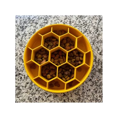 SODA PUP Honeycomb ebowl - miska spowalniająca dla psa, plaster miodu żółty - 5