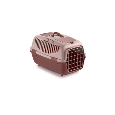 ZOLUX Gulliver III - komfortowy i solidny transporter dla dużego kota lub małego psa, różowo-brązowy