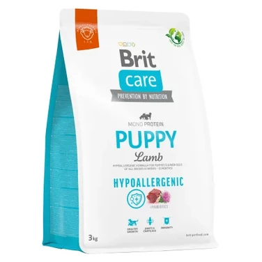 BRIT CARE Hypoallergenic Puppy - sucha karma dla szczeniąt z jagnięciną