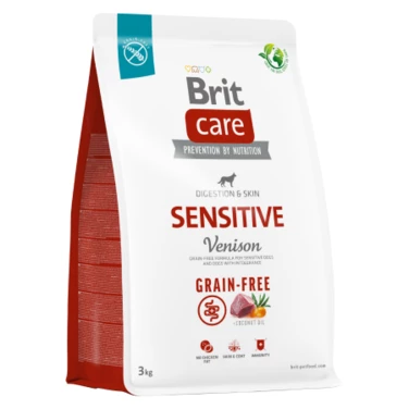 BRIT CARE Grain-Free Sensitive - sucha karma dla psów wrażliwych, z dziczyzną