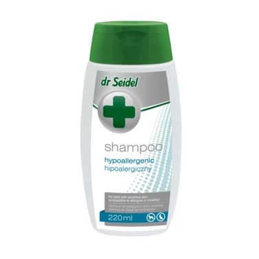 DR SEIDEL - szampon hipoalergiczny dla psów i kotów, bezzapachowy 220 ml