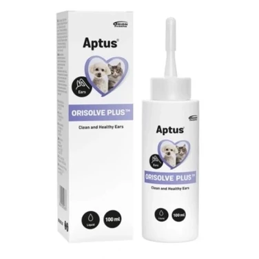 APTUS Orisolve Plus - preparat do czyszczenia uszu dla psów i kotów z jonami srebra 100 ml