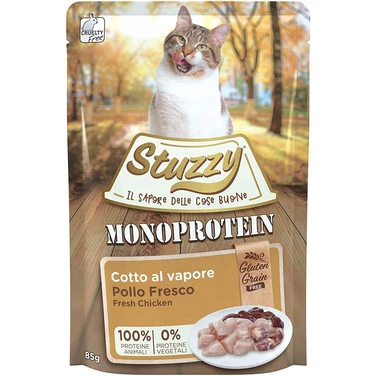 STUZZY Monoprotein - monobiałkowa, bezzbożowa karma dla kota, kurczak 85g
