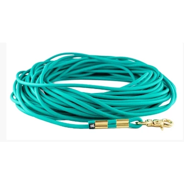 ACCDOG - linka treningowa bez rączki dla dużego psa z Biothane, Azure 8m, 8mm