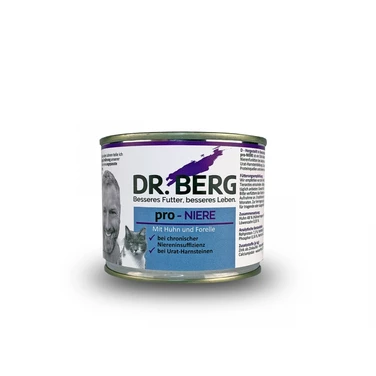 DR.BERG Pro-Niere - specjalistyczna karma dla kotów z niewydolnością nerek 200 g