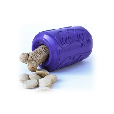 SODA PUP Can Toy - zabawka puszka dla psa do wypełniania jedzeniem, fioletowa - 3