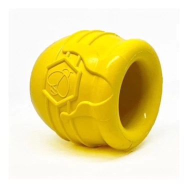 SODA PUP Honey Pot - zabawka garnuszek dla psa do wypełniania jedzeniem, żółta