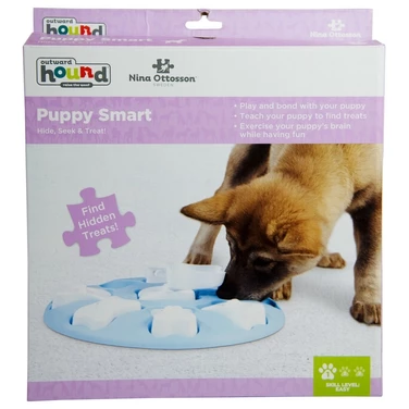 OUTWARD HOUND Nina Ottosson Puppy Smart - zabawka interaktywna, łamigłówka dla szczeniąt i małych psów - 6