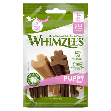WHIMZEES Puppy - gryzaki dentystyczne dla szczeniąt XS/S, 14 sztuk