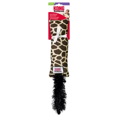 KONG® Kickeroo -  duża, miękka zabawka do tarmoszenia, szeleszczący kopacz dla kotów z kocimiętką 40 cm