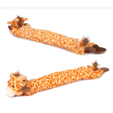 NUNBELL żyrafa XXL - długa, pluszowa zabawka dla psa z piszczałkami i szeleszczącym wypełnieniem, 70 cm