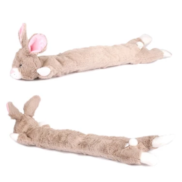 NUNBELL królik XXL - długa, pluszowa zabawka dla psa z piszczałkami i szeleszczącym wypełnieniem, 70 cm