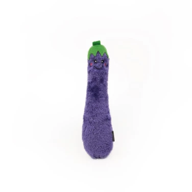 ZIPPY CLAWS pluszowy bakłażan - duża zabawka dla kota z kocimiętką, 23 cm