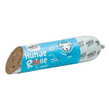 PURBELLO Dog Monoprotein - mięsna karma dla psa w formie kiełbasy, jagnięcina 400 g - 2