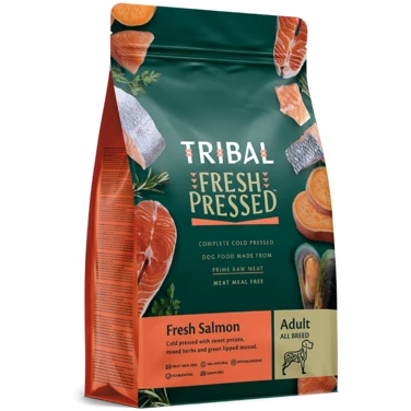 TRIBAL FRESH PRESSED - karma dla psa dorosłych tłoczona na zimno, łosoś 2,5 kg